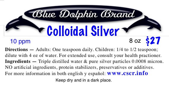 colloidal silver label